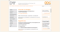 Desktop Screenshot of diabetes-psychologie.de