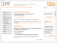 Tablet Screenshot of diabetes-psychologie.de